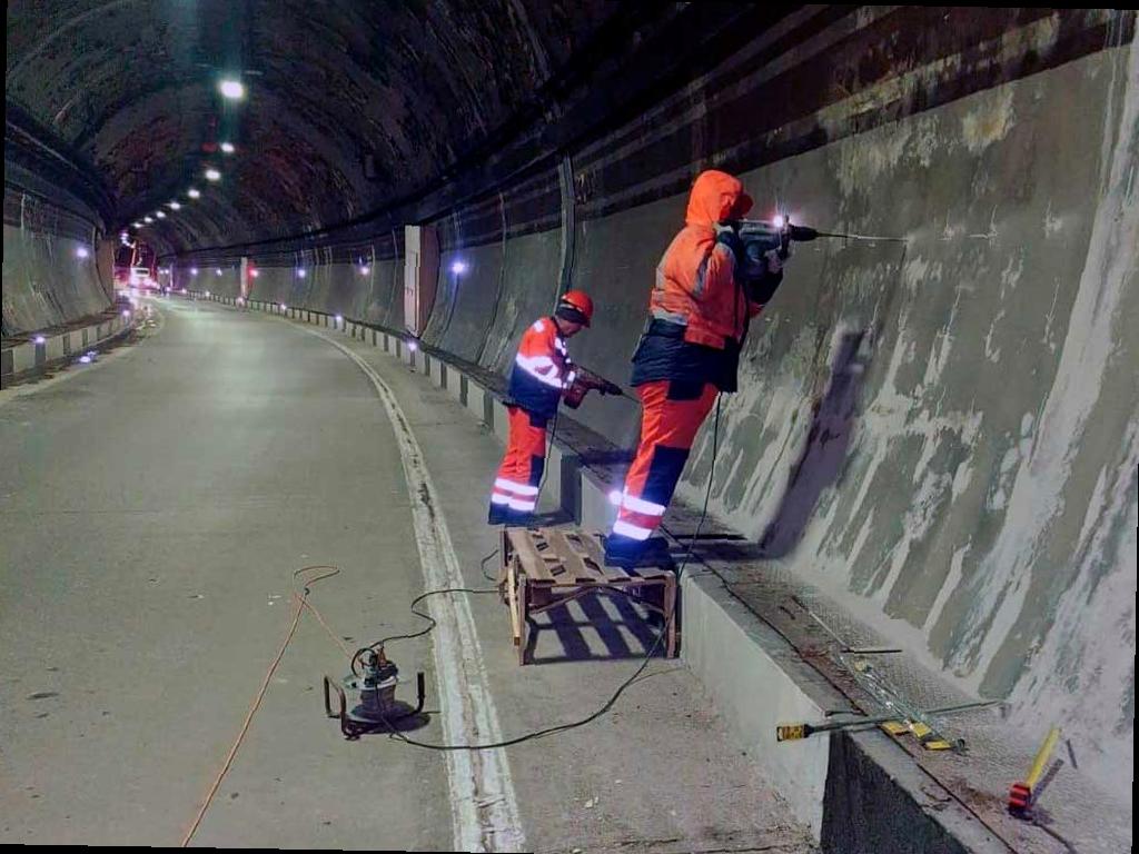 Ремонт тоннеля на Дублёре Курортного проспекта в Сочи