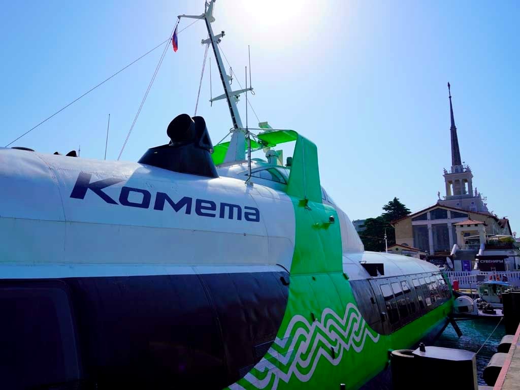 Изменение расписания скоростного судна «Комета» между Сочи и Сухумом