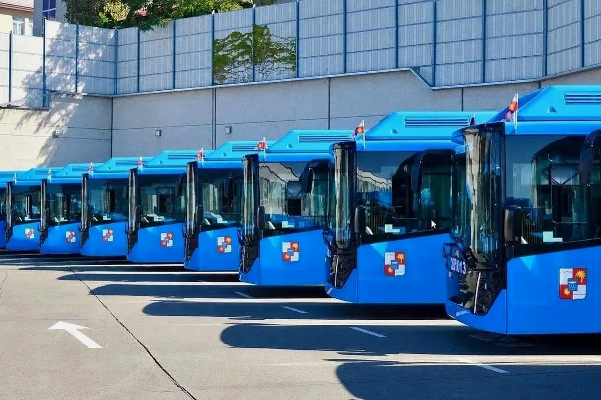 Новый автобусный парк в Сочи пополнился 37 новыми автобусами
